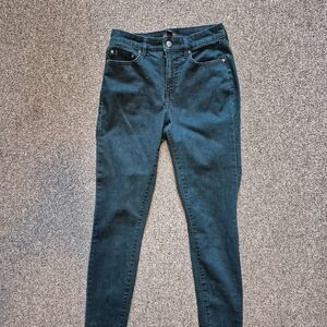 H by Halston Women's Skinny Jeans in Teal